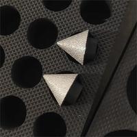 Nouveau foret à aléser diamant cône pointu plat conique bord de pierre chanfreinage tête de meulage accessoire pour outils électriques