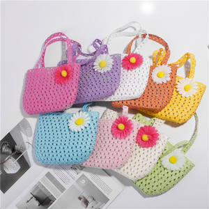 جديد الأطفال قبعات الشاطئ مجموعة واسعة حافة الأصفر القش قبعة واسعة 3-7 سنوات العمر الأطفال عطلة السفر الوردي الصيف الطفل قبعة الشمس - Product Image 1