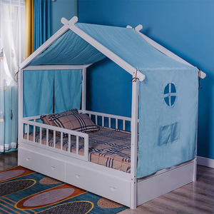 Metà del secolo retrò culla in legno bambini letti <span class=keywords><strong>Montessori</strong></span> <span class=keywords><strong>letto</strong></span> per bambini bambino albero casa bambino bambino <span class=keywords><strong>letto</strong></span> - Product Image 2