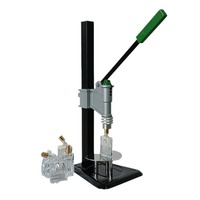 Machine de scellage manuelle de bureau détachable pour flacons de parfum, machine à ruban adhésif à baïonnette en plastique, machine de capsulage à manchon intermédiaire
