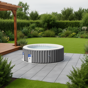 Conjunto de Muebles de Jardín Portátiles para Exteriores, Soporte para Jacuzzi Semicircular Marrón de 107.09 x 47.24 x 21.85 Pulgadas - Product Image 2