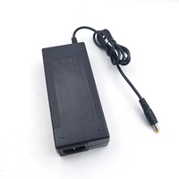 Chargeur de batterie au lithium pour scooter/vélo électrique 42V-67.2V 1A-8A, prise universelle ignifuge, certifié CE/ETL, éclairage LED, garantie 3 ans