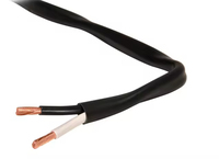 Câble de haut-parleur 2 conducteurs 20/18/16/14/12/10 AWG non blindé multibrin BC/CCA rouge/noir 100m/305m en vrac