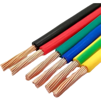 Hochwertiges PVC-isoliertes BVR 1,5mm² 2,5mm² 4mm² 6mm² 10mm² Elektrokabel Flexibler Kupferdraht-Leiter für Freileitungen im Hausbau