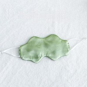 Factory Price Shape Women's Cloud Satin Silk Eye Mask Knitted Body Shading for <b>Sleep</b> Relaxation - Product Image 2