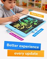 Tablette d'écriture LCD éducative pour garçons et filles de 3 ans, 10 pouces, alimentée par batterie, effaçable, réutilisable, bloc de dessin électronique