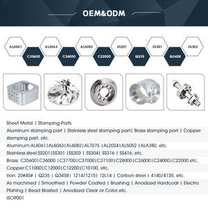 Servizio Professionale di Stampaggio Metalli su Misura OEM in Acciaio Inox Ottone Alluminio Titanio Ferro - Product Image 3