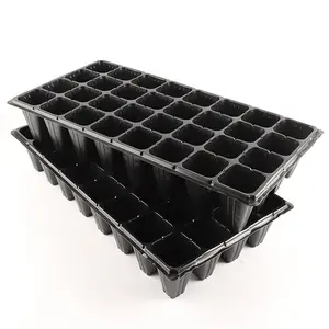 Plateaux de semis de pépinière en plastique PET à prix d'usine 32 trous 0.3-1.5mm pour jardinière de légumes microverts