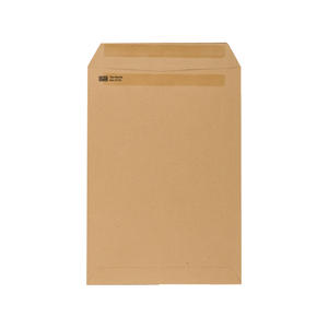 Özel baskılı C4 C5 C6 A4 A5 boyut kahverengi Kraft kağıt Manila zarf ile Logo veya dize - Product Image 5