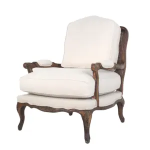 Factory Price Customized Size Latest Italian Style Luxury Furniture Living Room White Chair