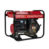 Geradores de potência do motor diesel portátil, pequeno, 3kw 5kw conjunto único 3 fase para venda