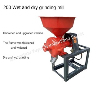 Molino de harina de motor de gasolina agroquímico, fresadora de granos, molinillo de maíz con granos secos o húmedos - Product Image 2