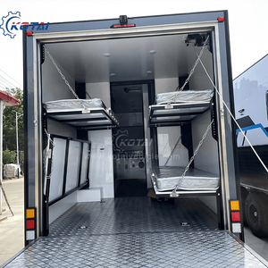 21FT hors route <span class=keywords><strong>caravane</strong></span> moto ATV/UTV Mover remorque de voyage puissant 6 couchettes camping-car Camping Rv jouet transporteur - Product Image 4