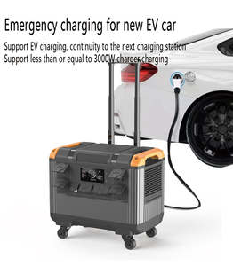 Station d'alimentation portable pour camping-car 3000W, batterie 2400Wh avec double prise AC, démarreur de voiture pour les voyages en voiture et les aventures en plein air - Product Image 4