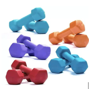 Đầy Màu sắc Rắn cao su tráng quả tạ 10kg cơ bắp Toning quả tạ đặt - Product Image 6