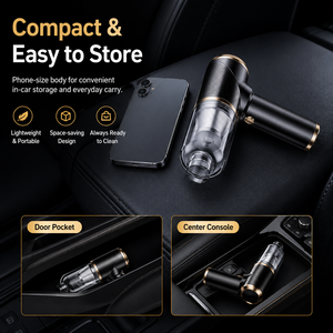 <b>Portable</b> Brushless Car <b>Vacuum</b> Cleaner 15KPa Cordless Handheld <b>Vacuum</b> with Dual Suction Modes USB Rechargeable for Car Home OEM M - Product Image 2
