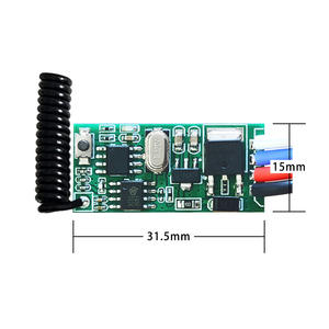 ZHENGYI 100 Mini Control remoto inalámbrico M Rango <span class=keywords><strong>2</strong></span> botones código de aprendizaje <span class=keywords><strong>Compatible</strong></span> DC3.6V 5V 12V 24V batería de coche individual - Product Image 3