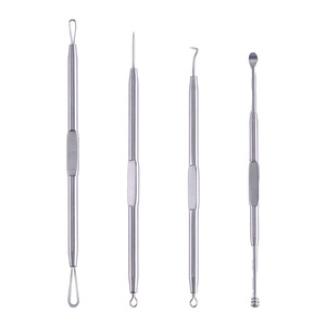 Aiguille à acné, aiguille à points noirs, pince à cellules, aiguille d'extraction de boutons, aiguille de traitement et de beauté de l'acné, outil d'extraction de boutons et de milia - Product Image 4