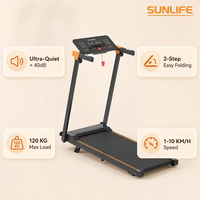 Tapis roulant électrique pliable multifonctionnel portable pour la maison, écran LED, vitesse de 1 à 12 km/h, capacité de charge de 100 kg