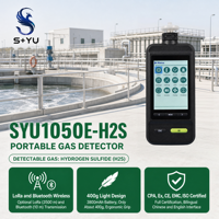 SYU1050E-H2S LoRa Wireless 400g Sensor Elektrokimia Bersertifikasi Ex Ia untuk Hidrogen Sulfida H2S, Detektor Gas Hisap Pompa