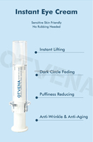 OTVENA Crème pour les yeux à effet instantané, formule raffermissante, réduit les ridules, étiquette privée OEM, 8 ml
