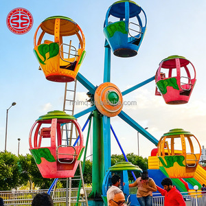 Divertida Rueda de la Fortuna Mini para Exteriores, Rueda de la Fortuna Mini Bidireccional, Juegos Mecánicos para Niños en Venta - Product Image 6