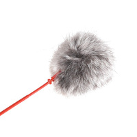 Vente en gros de jouets interactifs pour chats en fourrure de lapin YH, accessoires pour animaux de compagnie