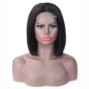 Glueless Transparent HD 13x4 Lace Front Wig Human Hair Bob Wigs Lace Front 100% Natural Virgin Human Hair For Black Womenob Wig