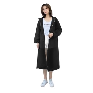 Eva Raincoat Thickened Transparent Adult Unisex Travel Rainwear Poncho - Product Image 2