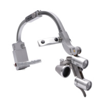 Loupe binoculaire à grossissement 2,5X 3,5X avec lampe frontale LED 5W pour usage dentaire