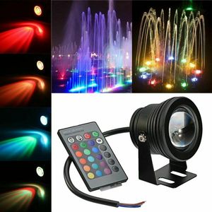 Projecteur LED RGB étanche 10W, ampoule de jardin extérieure, lampes de piscine colorées - Product Image 2