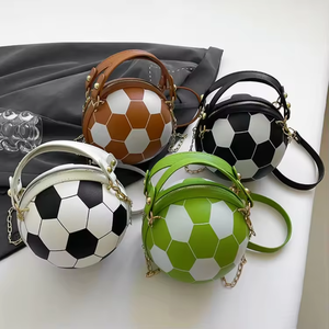 Borsa Personalizzata a Sfera da Donna Nuova Collezione Autunno Inverno 2025 Borsa a Tracolla con Catena a Forma di Pallone da <span class=keywords><strong>Basket</strong></span> Borsa a Mano a Forma di Pallone da Calcio - Product Image 2