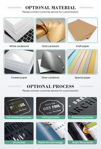 Boîte cadeau en carton à double <span class=keywords><strong>porte</strong></span> Ruban Fleur pour bijoux Cosmétiques Mariage Festival Emballage en papier Boîte à dossiers gaufrés - Product Image 5