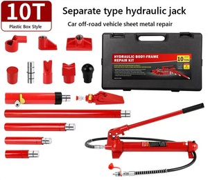 Nhà Máy Giá 10 tấn thép không gỉ thủy lực Porta Power <span class=keywords><strong>Jack</strong></span> tự động khung cơ thể sửa chữa Kit thiết bị cho tự động sửa chữa công cụ - Product Image 4