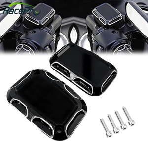 Racepro – couvercle <span class=keywords><strong>de</strong></span> maître-<span class=keywords><strong>cylindre</strong></span> <span class=keywords><strong>de</strong></span> <span class=keywords><strong>frein</strong></span> <span class=keywords><strong>de</strong></span> moto pour <span class=keywords><strong>Harley</strong></span> Touring Electra Street Glide Road King - Product Image 1