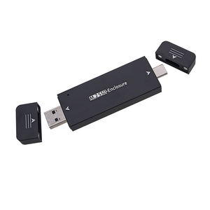 Kotak Hard Disk magnetik steker langsung USB/tipe-c, kecepatan Transfer antarmuka ganda 10Gbps/6Gbps M.<span class=keywords><strong>2</strong></span> - Product Image 1