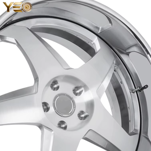 Jantes en alliage d'aluminium personnalisées à 5 branches de style rivet, entraxe 5x127, compatibles Chevrolet Suburban Tahoe, 5x5 Billet Chevy OBS - Product Image 5