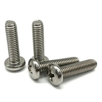 Vis à tête cylindrique Phillips en acier au carbone de haute résistance grade 8.8 M2-M6, boulons mécaniques industriels