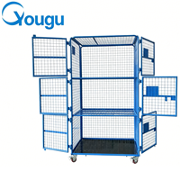 Cage de stockage robuste en acier pour bouteilles de gaz, propane, oxygène et azote