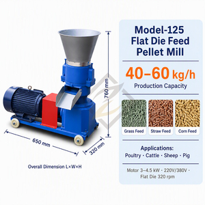 Equipo para Cría de Cabras y Ovejas con Prensa de Pellets de Matriz Plana y Accionamiento por Acoplamiento 220V 380V para Uso Agrícola - Product Image 2