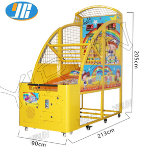 YIRUN - Simulador de Baloncesto Compacto para Interiores, Operado con Monedas, para Niños y Adultos, Mini Juego de Arcade para Parques de Diversiones - Product Image 6