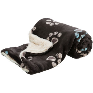 Coperta per Animali Domestici 100x70 Cm, Beige Taupe, in Pile Morbido e Caldo per Cani e Gatti - Product Image 1