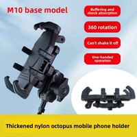 Nouveau support de téléphone universel pour moto/trottinette électrique, à fixer sur le guidon, en plastique BC.7C, support de navigation, fixation pour casque