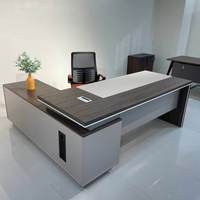 Bureaux et chaises de bureau modernes, simples, ergonomiques et durables, avec un montage facile et un design luxueux léger pour les bureaux de direction