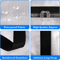 Sac organisateur de stockage tissé en PP robuste et écologique personnalisable sac de déménagement en plastique d'usine pour un usage domestique pour les vêtements