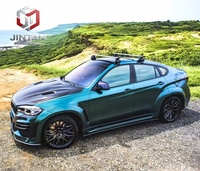 Kit de Carrocería Ancha Estilo Lumma para BMW X6 F16, Modificación Exterior del Automóvil, Parachoques Delantero y Trasero, Faldones Laterales, Accesorios para Pasos de Rueda