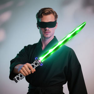 Bestseller Katana Lightsaber Led Cosplay Light-Up Zwaarden Met Muziek Voor Kinderen Gloeiend Samoeraizwaard Voor Feesten - Product Image 5