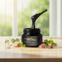 Complément alimentaire Shilajit, résine de Shilajit à puissance maximale, d'origine himalayenne, avec des oligo-éléments et de l'acide fulvique pour la concentration