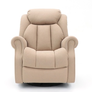 Fauteuil inclinable manuel Geeksofa en tissu microfibre moderne pour salon de beauté, avec fonctions de bascule et pivotant, idéal pour le salon. - Product Image 2