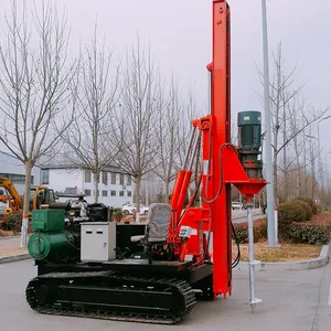 Controlador de pila de barandilla de accionamiento diésel de nuevo diseño para máquina de controlador de pila de excavadora de poste de barandilla de carretera